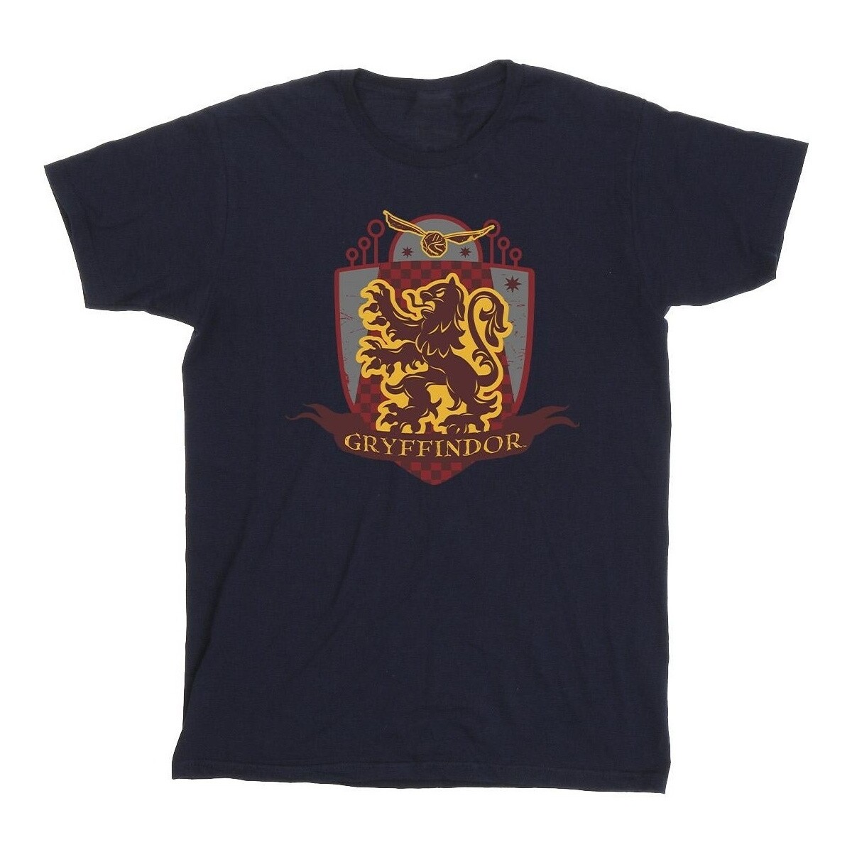 Abbigliamento Bambina T-shirts a maniche lunghe Harry Potter Gryffindor Chest Badge Blu