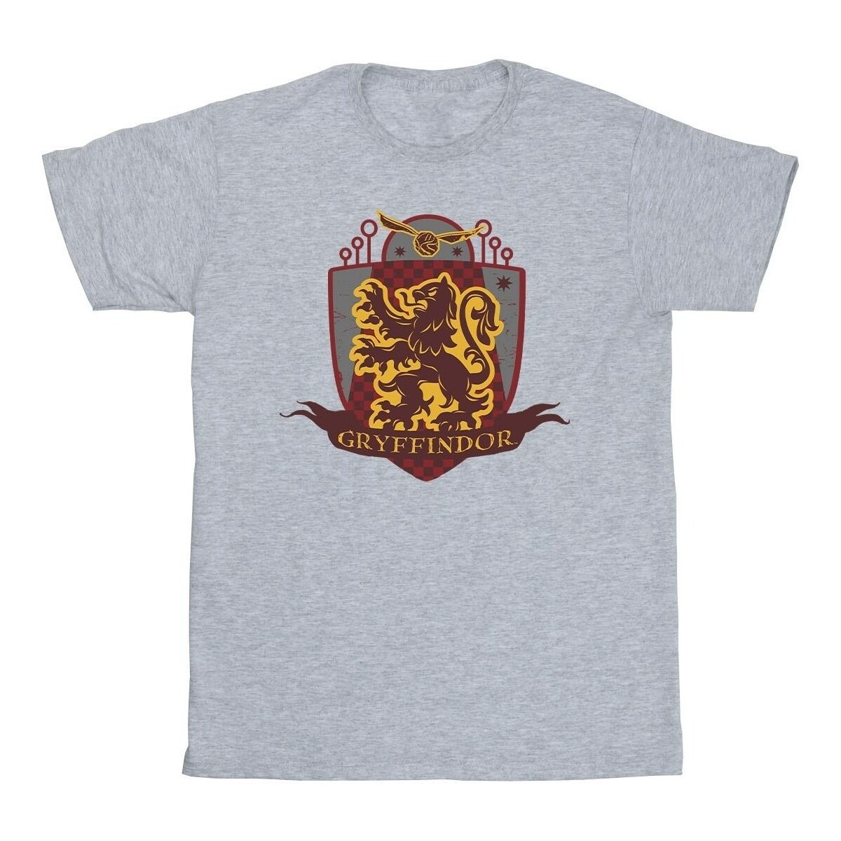Abbigliamento Bambina T-shirts a maniche lunghe Harry Potter Gryffindor Chest Badge Grigio