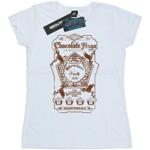 Abbigliamento Donna T-shirts a maniche lunghe Harry Potter  Bianco