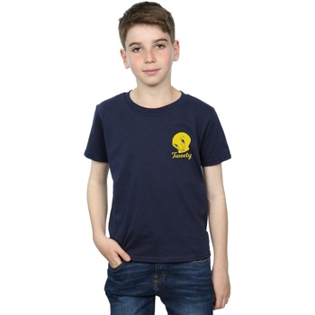 Abbigliamento Bambino T-shirt maniche corte Dessins Animés Tweety Pie Head Blu