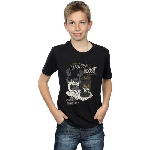 Abbigliamento Bambino T-shirt maniche corte Dessins Animés Taz Energy Boost Nero