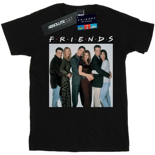 Abbigliamento Uomo T-shirts a maniche lunghe Friends Group Photo Hugs Nero
