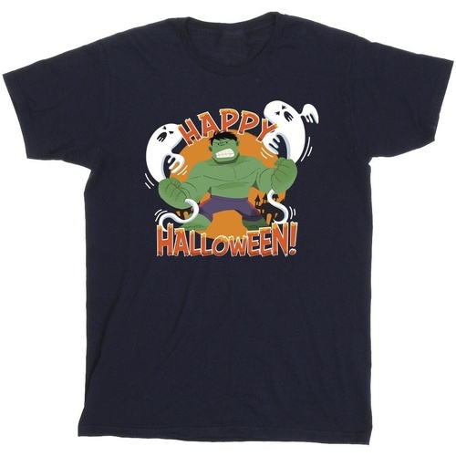Abbigliamento Bambino T-shirt & Polo Marvel Hulk Happy Halloween Blu