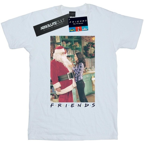 Abbigliamento Uomo T-shirts a maniche lunghe Friends Chandler Claus Bianco