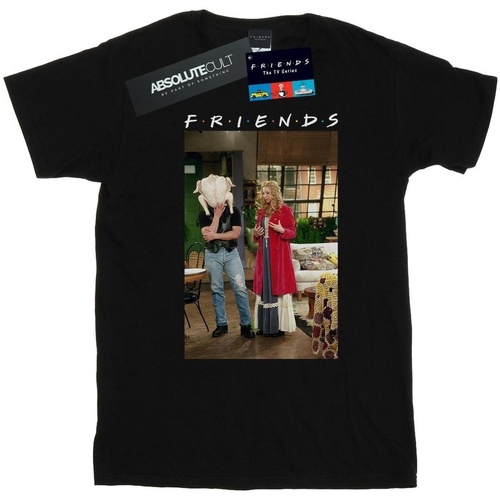 Abbigliamento Uomo T-shirts a maniche lunghe Friends Joey Turkey Nero