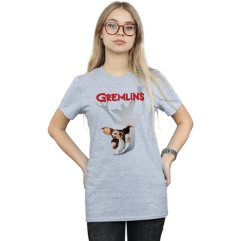 Abbigliamento Donna T-shirts a maniche lunghe Gremlins Gizmo Shadow Grigio
