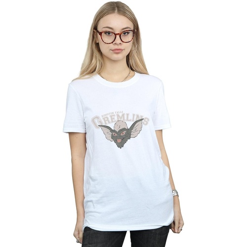 Abbigliamento Donna T-shirts a maniche lunghe Gremlins Kingston Falls Sport Bianco