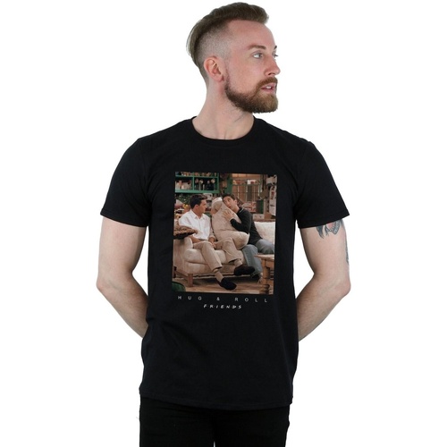 Abbigliamento Uomo T-shirts a maniche lunghe Friends Hug And Roll Nero