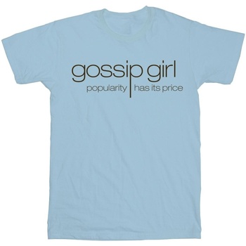 Abbigliamento Donna T-shirts a maniche lunghe Gossip Girl Classic Logo Blu