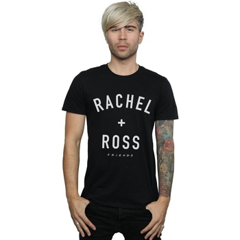 Abbigliamento Uomo T-shirts a maniche lunghe Friends Rachel And Ross Text Nero