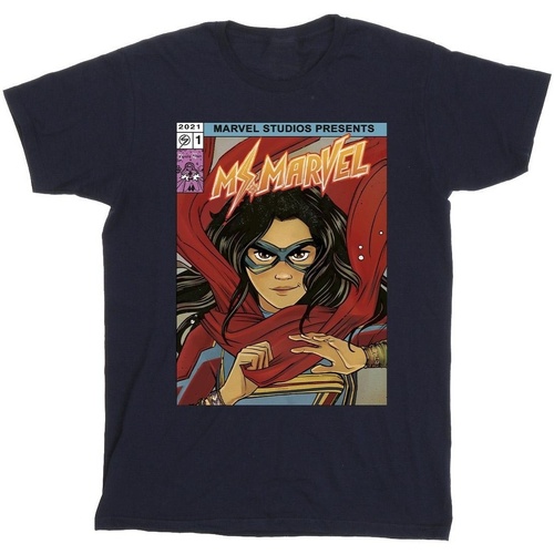 Abbigliamento Bambino T-shirt maniche corte Marvel Ms  Comic Poster Blu