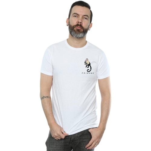 Abbigliamento Uomo T-shirts a maniche lunghe Friends Marcel Breast Print Bianco