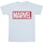 Abbigliamento Bambina T-shirts a maniche lunghe Marvel Classic Logo Bianco