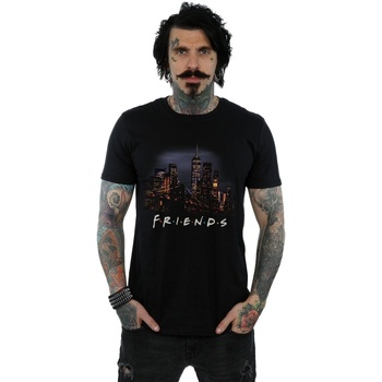 Abbigliamento Uomo T-shirts a maniche lunghe Friends Night Skyline Nero