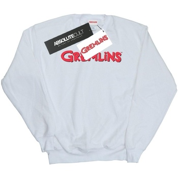Abbigliamento Uomo Felpe Gremlins Text Logo Bianco