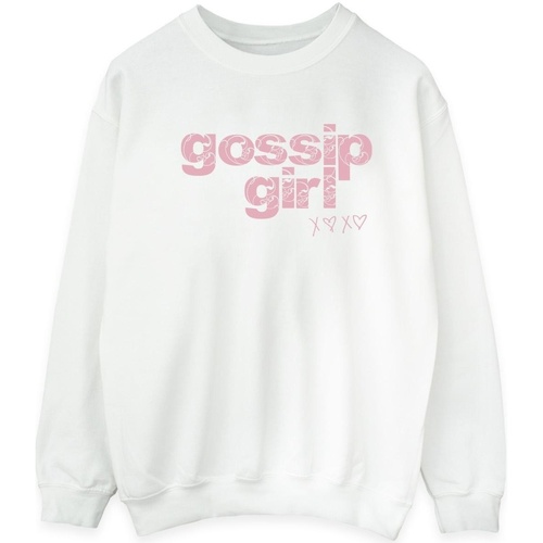 Abbigliamento Uomo Felpe Gossip Girl Swirl Logo Bianco