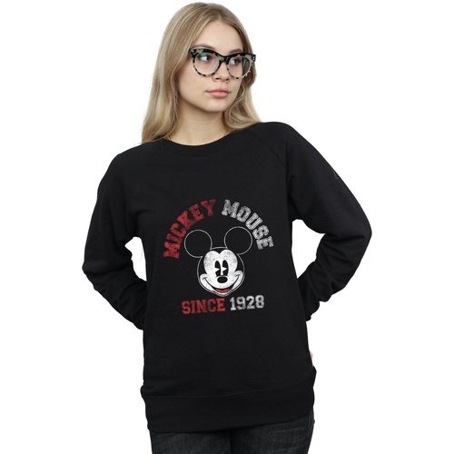 Abbigliamento Donna Felpe Disney Minnie Mouse Since 1928 Nero