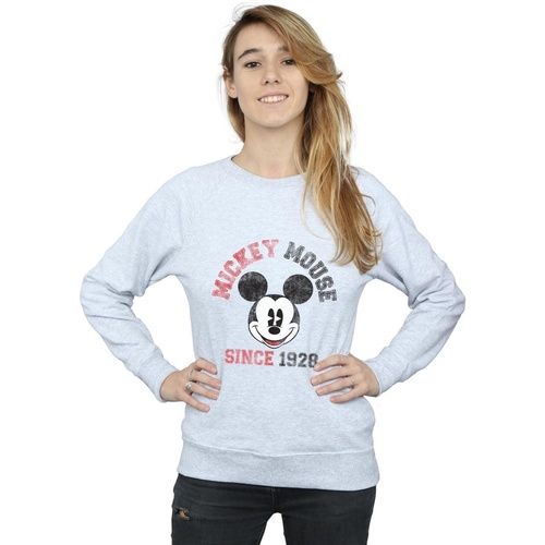 Abbigliamento Donna Felpe Disney Minnie Mouse Since 1928 Grigio