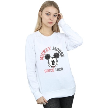 Abbigliamento Donna Felpe Disney Minnie Mouse Since 1928 Bianco