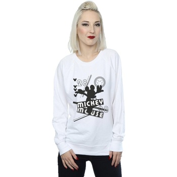 Abbigliamento Donna Felpe Disney Mickey Mouse Always And Forever Bianco