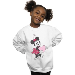 Abbigliamento Bambina Felpe Disney Minnie Mouse Love Heart Bianco