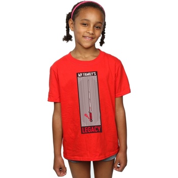 Abbigliamento Bambina T-shirts a maniche lunghe Disney BI27686 Rosso