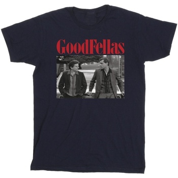 Abbigliamento Uomo T-shirts a maniche lunghe Goodfellas Two Black Blu
