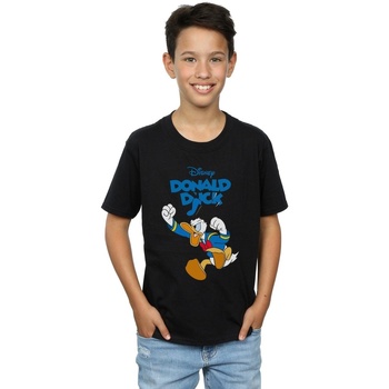 Abbigliamento Bambino T-shirt maniche corte Disney Donald Duck Furious Donald Nero