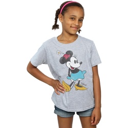 Abbigliamento Bambina T-shirts a maniche lunghe Disney Mickey Mouse Classic Minnie Mouse Grigio