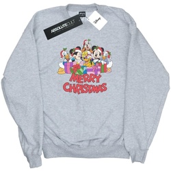 Abbigliamento Donna Felpe Disney Mickey Mouse And Friends Christmas Grigio