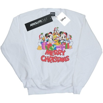 Abbigliamento Donna Felpe Disney Mickey Mouse And Friends Christmas Bianco