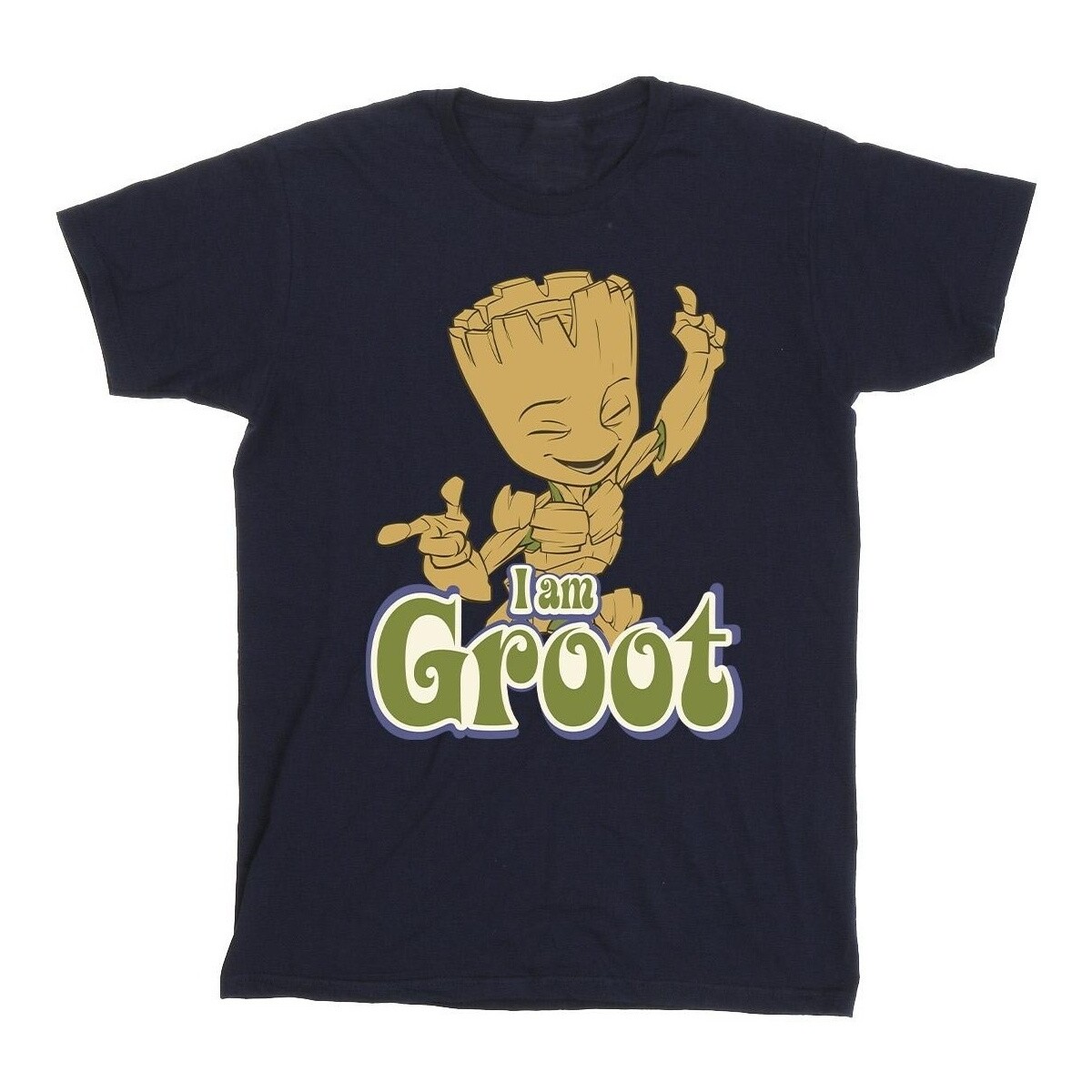 Abbigliamento Uomo T-shirts a maniche lunghe Guardians Of The Galaxy Groot Dancing Blu