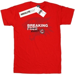 Abbigliamento Donna T-shirts a maniche lunghe Disney High School Musical The Musical Breaking Rules Rosso