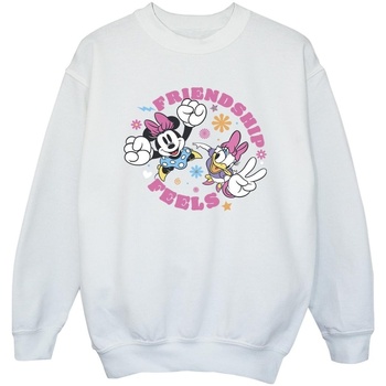 Abbigliamento Bambina Felpe Disney Minnie Mouse Daisy Friendship Bianco