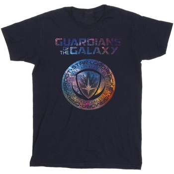 Abbigliamento Uomo T-shirts a maniche lunghe Marvel Guardians Of The Galaxy Stars Fill Logo Blu