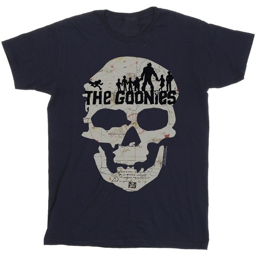 Abbigliamento Uomo T-shirts a maniche lunghe Goonies Map Skull Blu