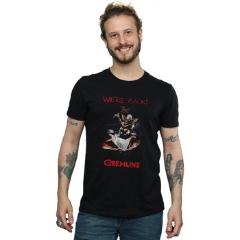 Abbigliamento Uomo T-shirts a maniche lunghe Gremlins Spike Distressed Poster Nero