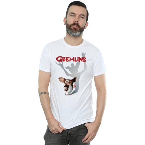Abbigliamento Uomo T-shirts a maniche lunghe Gremlins Gizmo Shadow Bianco
