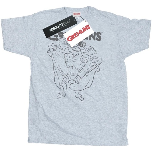 Abbigliamento Uomo T-shirts a maniche lunghe Gremlins Spike's Glasses Grigio