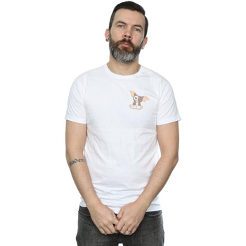 Abbigliamento Uomo T-shirts a maniche lunghe Gremlins Gizmo Chest Bianco