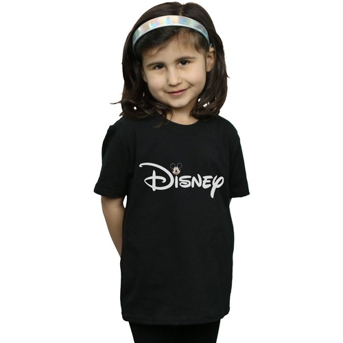 Abbigliamento Bambina T-shirts a maniche lunghe Disney  Nero
