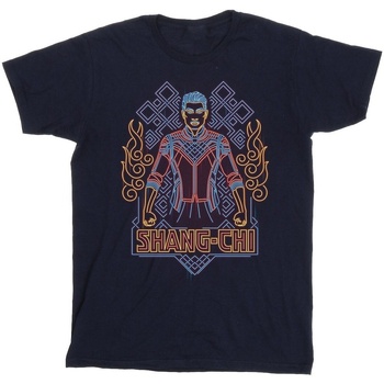 Abbigliamento Bambino T-shirt & Polo Marvel Shang-Chi And The Legend Of The Ten Rings Neon Blu