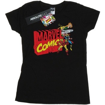 Image of T-shirts a maniche lunghe Marvel Vintage Logo Blast
