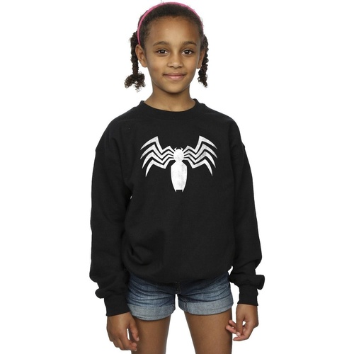 Abbigliamento Bambina Felpe Marvel Venom Spider Logo Emblem Nero