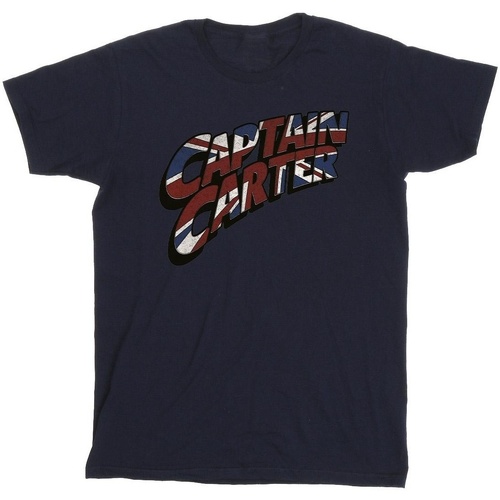 Abbigliamento Bambino T-shirt & Polo Marvel What If Captain Carter Blu