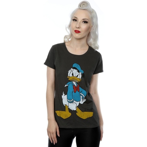 Abbigliamento Donna T-shirts a maniche lunghe Disney Donald Duck Angry Multicolore