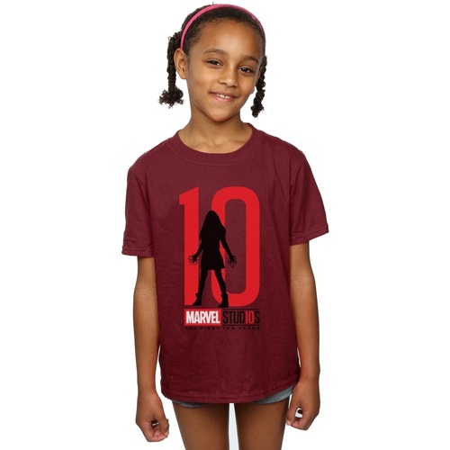 Abbigliamento Bambina T-shirts a maniche lunghe Marvel Studios 10 Years Scarlet Witch Multicolore