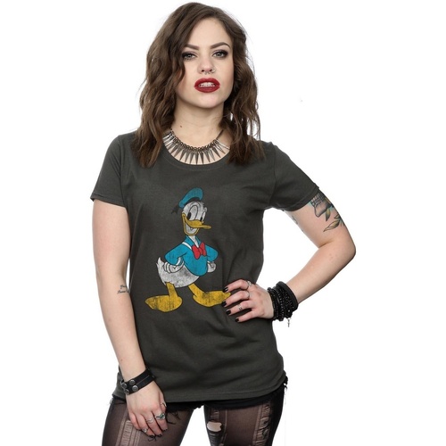 Abbigliamento Donna T-shirts a maniche lunghe Disney Classic Donald Duck Multicolore