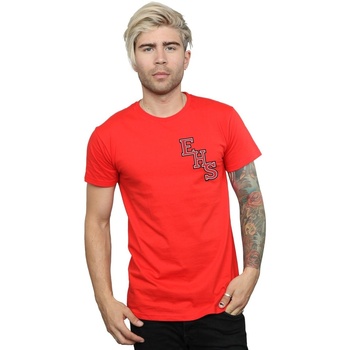 Abbigliamento Uomo T-shirts a maniche lunghe Disney High School Musical The Musical EHS Logo Breast Print Rosso