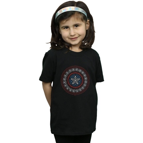 Abbigliamento Bambina T-shirts a maniche lunghe Marvel BI31360 Nero